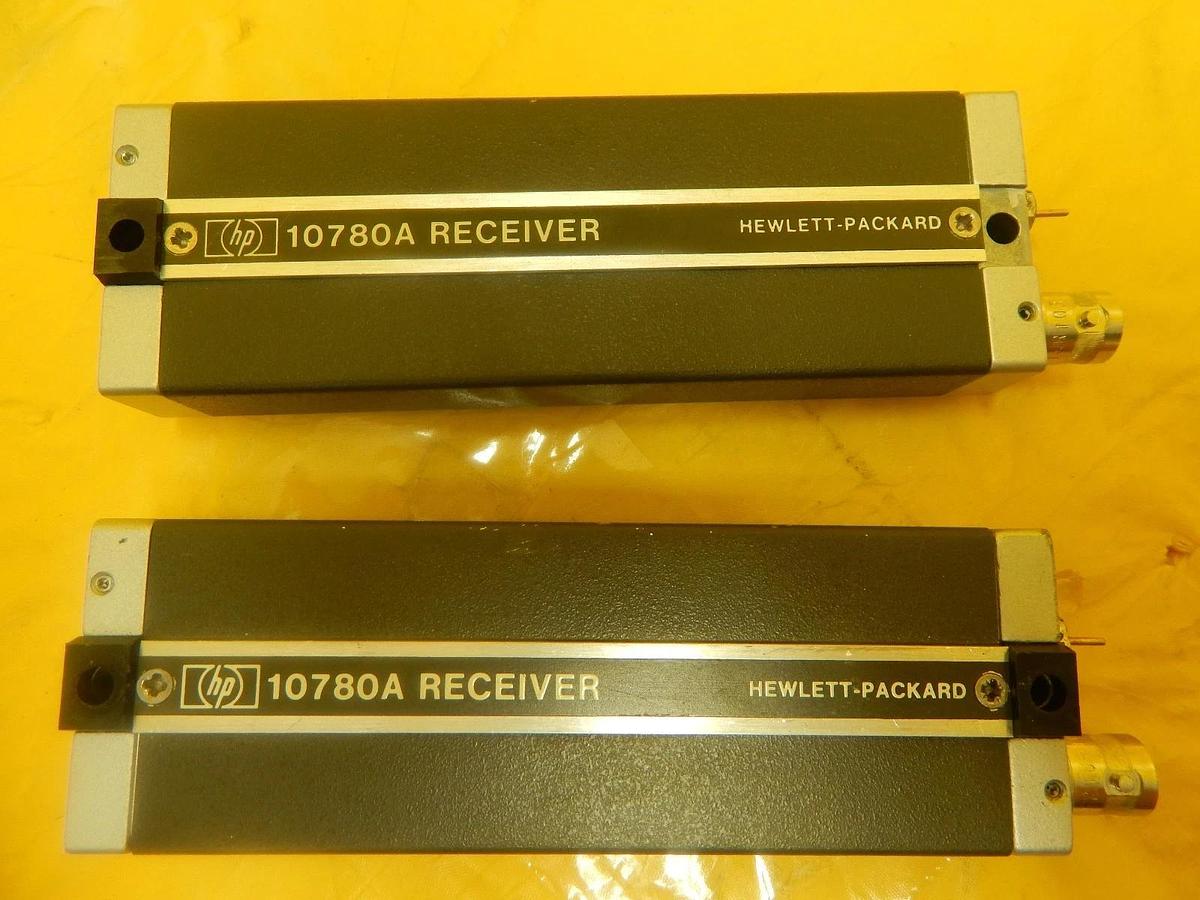 Used HP Hewlett-Packard 10780A Inferometer Optical Receiver Lot of 2 Used Working