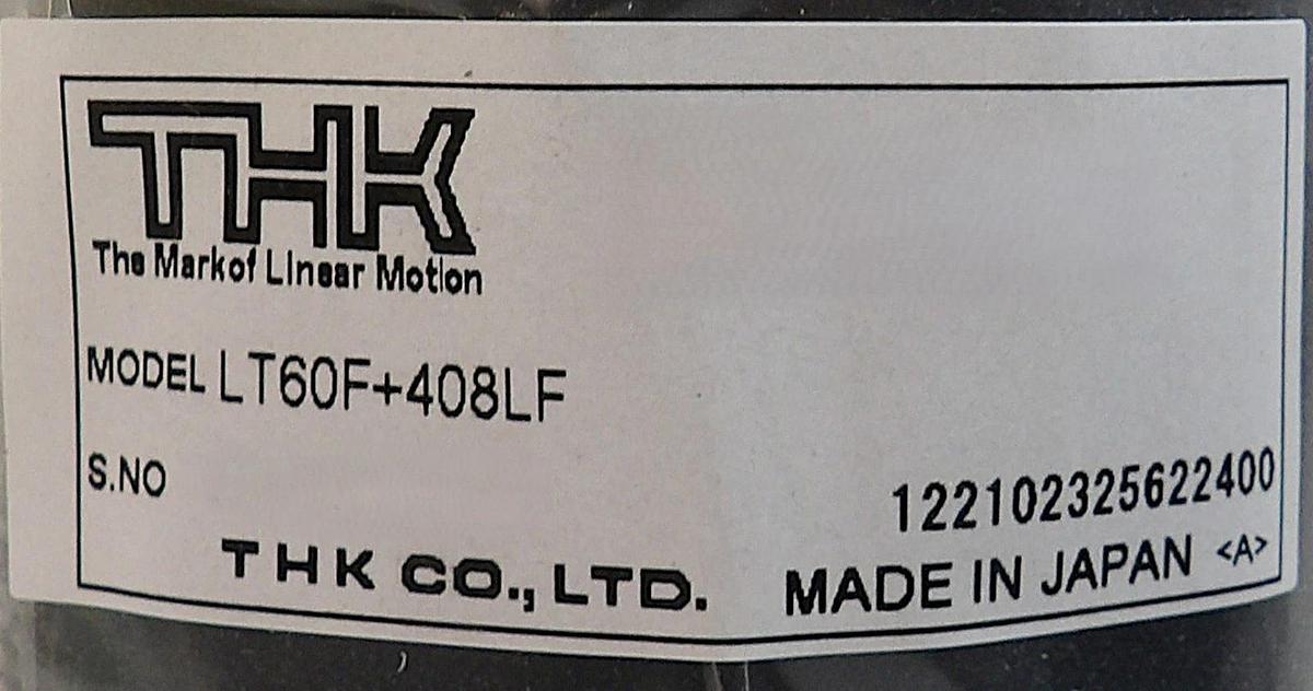 THK LT60F+408LF Medium Torque Type Ball Spline Model LT TEL 2L18-000015-V1 New