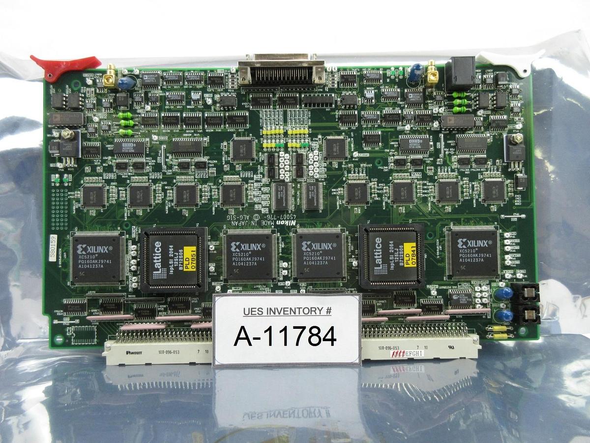 Used Nikon 4S007-776-D Interface Board PCB ALG-SIG NSR-S204B Step-and-Repeat Used