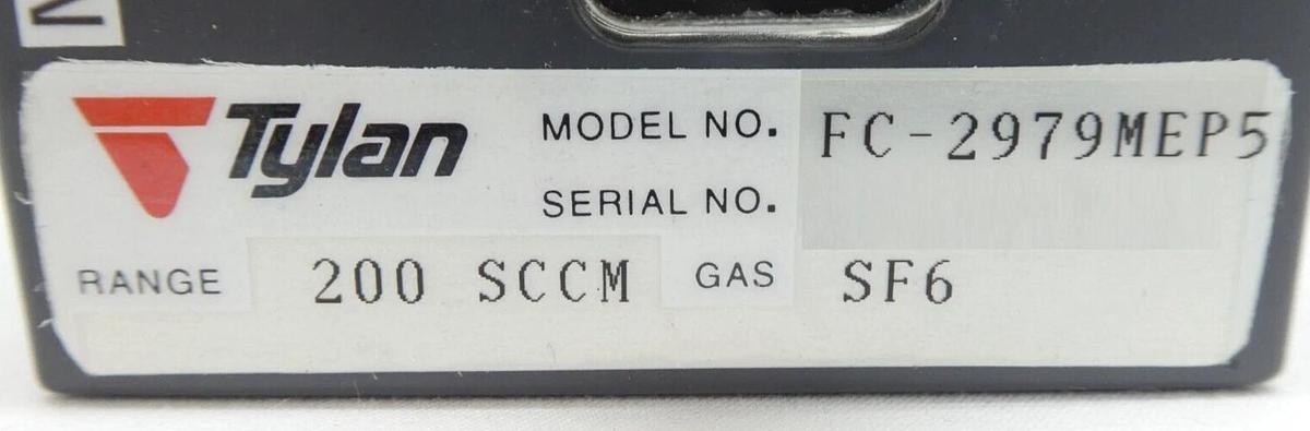Used Tylan FC-2979MEP5 Mass Flow Controller MFC 200 SCCM SF6 Reseller Lot of 8 Spare