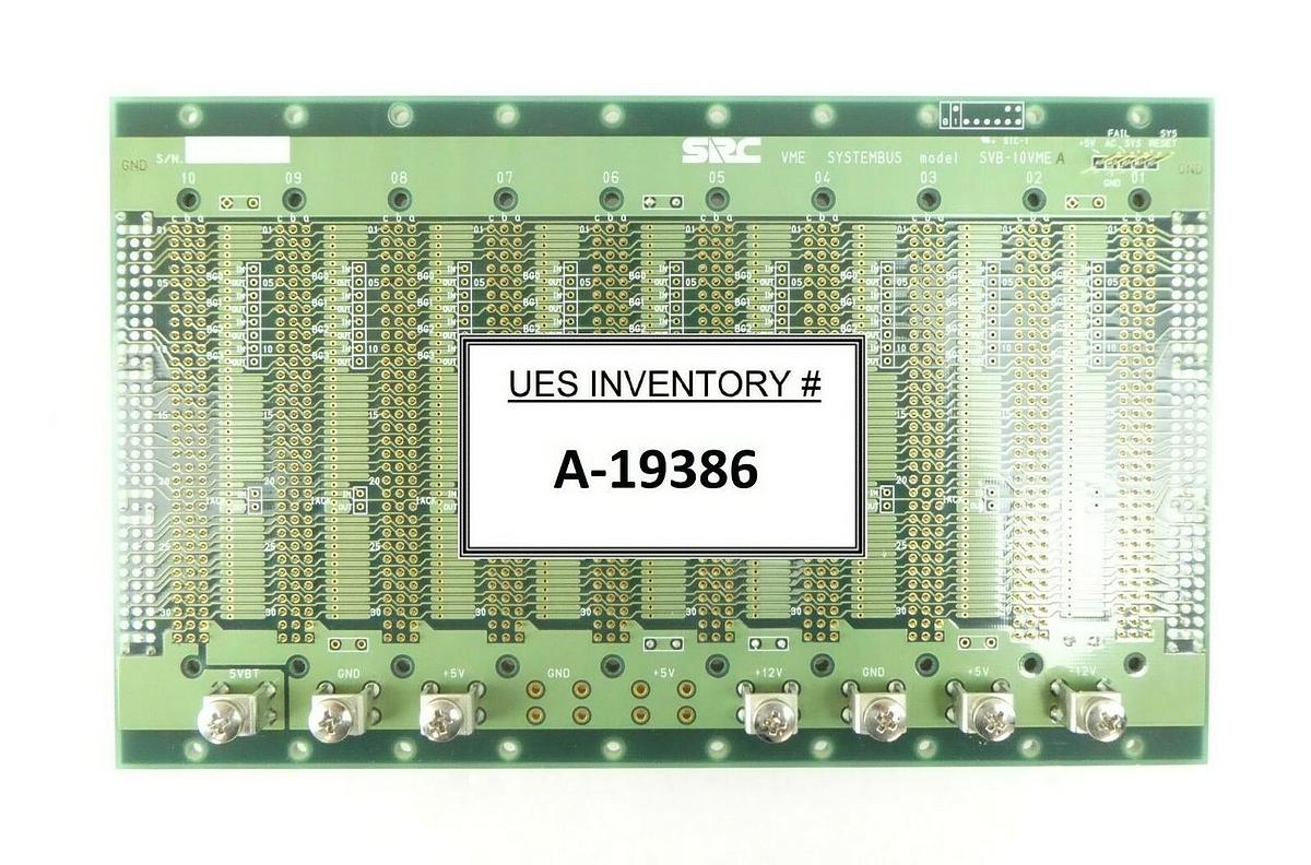 Used SRC SVB-10VME VME Card Backplane SYSTEMBUS PCB SVB-10VMEA Rudolph F30 Working