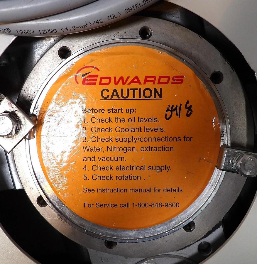 Refurbished iH 1000 Edwards NRB450945 Vacuum Dry Pump IH1000 Manufacturer Refurbished