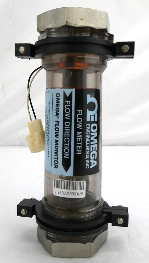 Used Omega Engineering 2908-0080-01 Flow Monitor Assembly Flow Meter Working Surplus