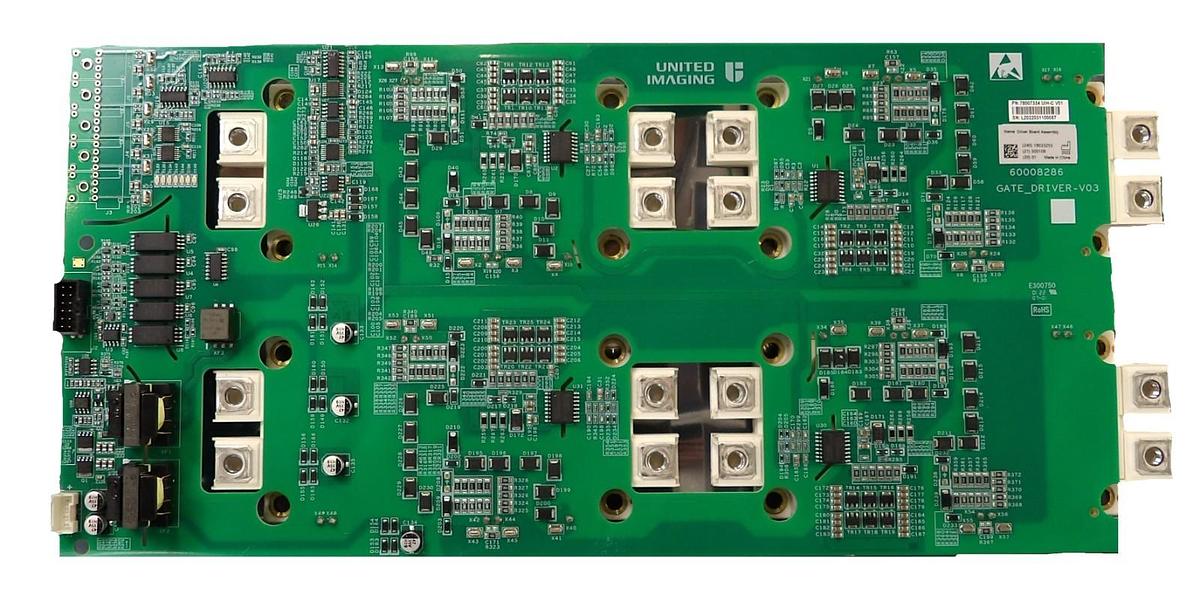 Used United Imaging 78007334 UIH-C V01 Gate Driver PCB 60008286 Working Surplus