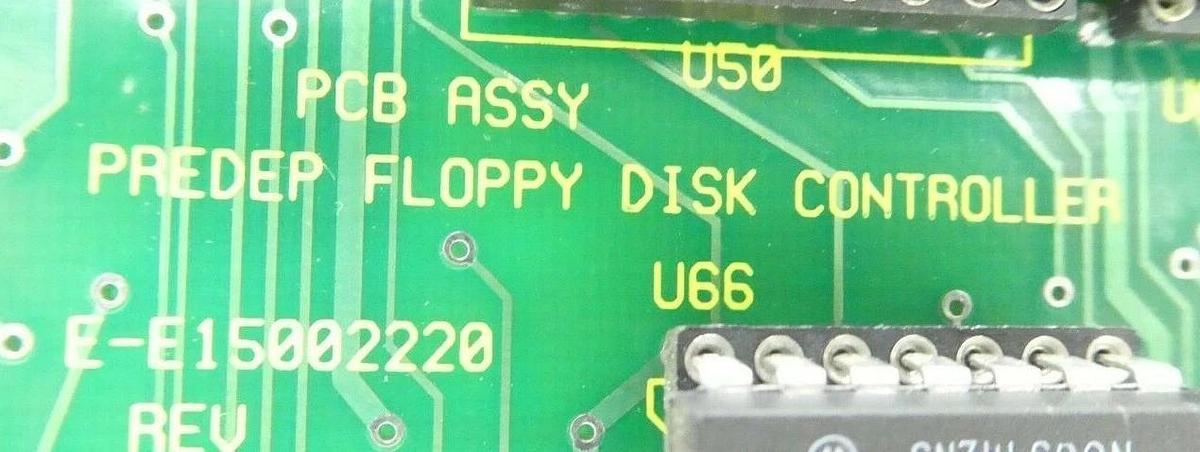 Used Varian Semiconductor VSEA E-E15002220 PCB Card Floppy Disk Controller Working