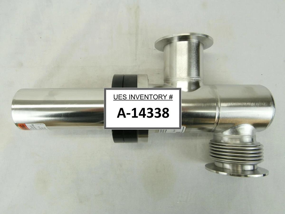 Used Nor-Cal Products 93-01764 Pneumatic Angle In-Line NW50 Used Working