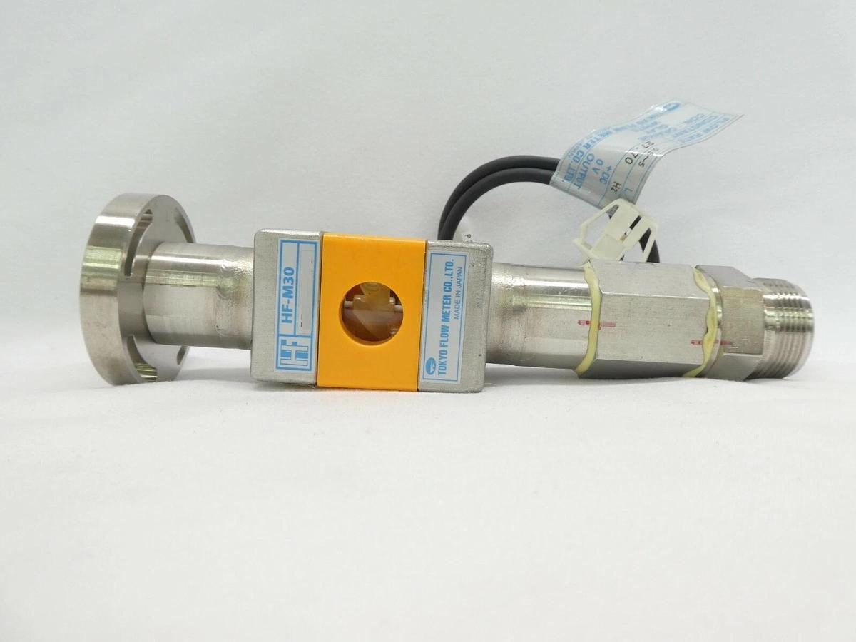 Used Tokyo Flow Meter HF-M30 Helical Inline Flow Meter 0.5 ~ 5 L/min Lot of 3 Working