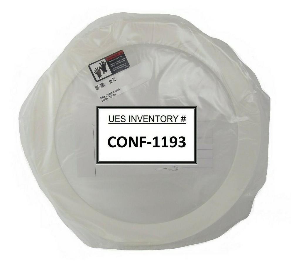 Refurbished AMAT Applied Materials 0200-10650 Ceramic Pumping Channel Cover Refurbished