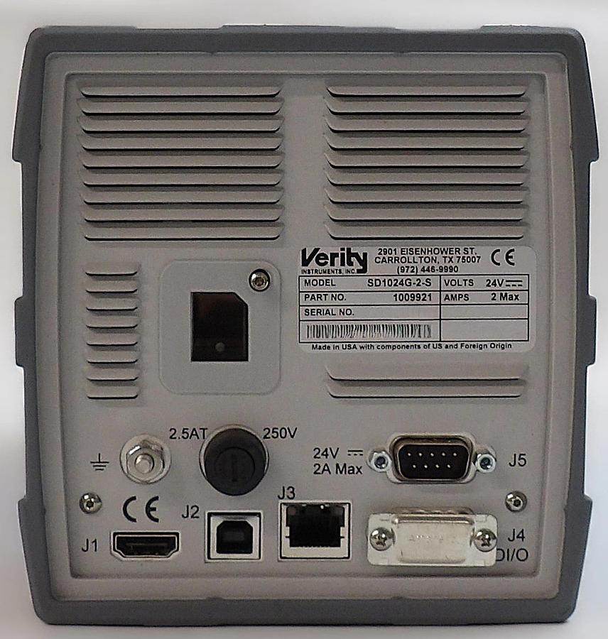 Used Verity Instruments 1009921 High Resolution Spectrometer SD1024G-2-S Working