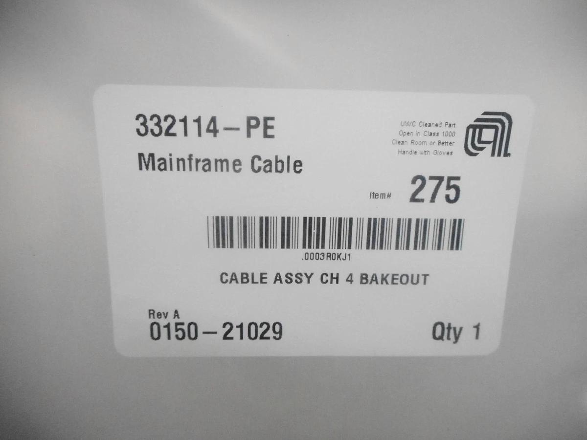 AMAT Applied Materials 0150-21029 CH 4 Bakeout Cable New