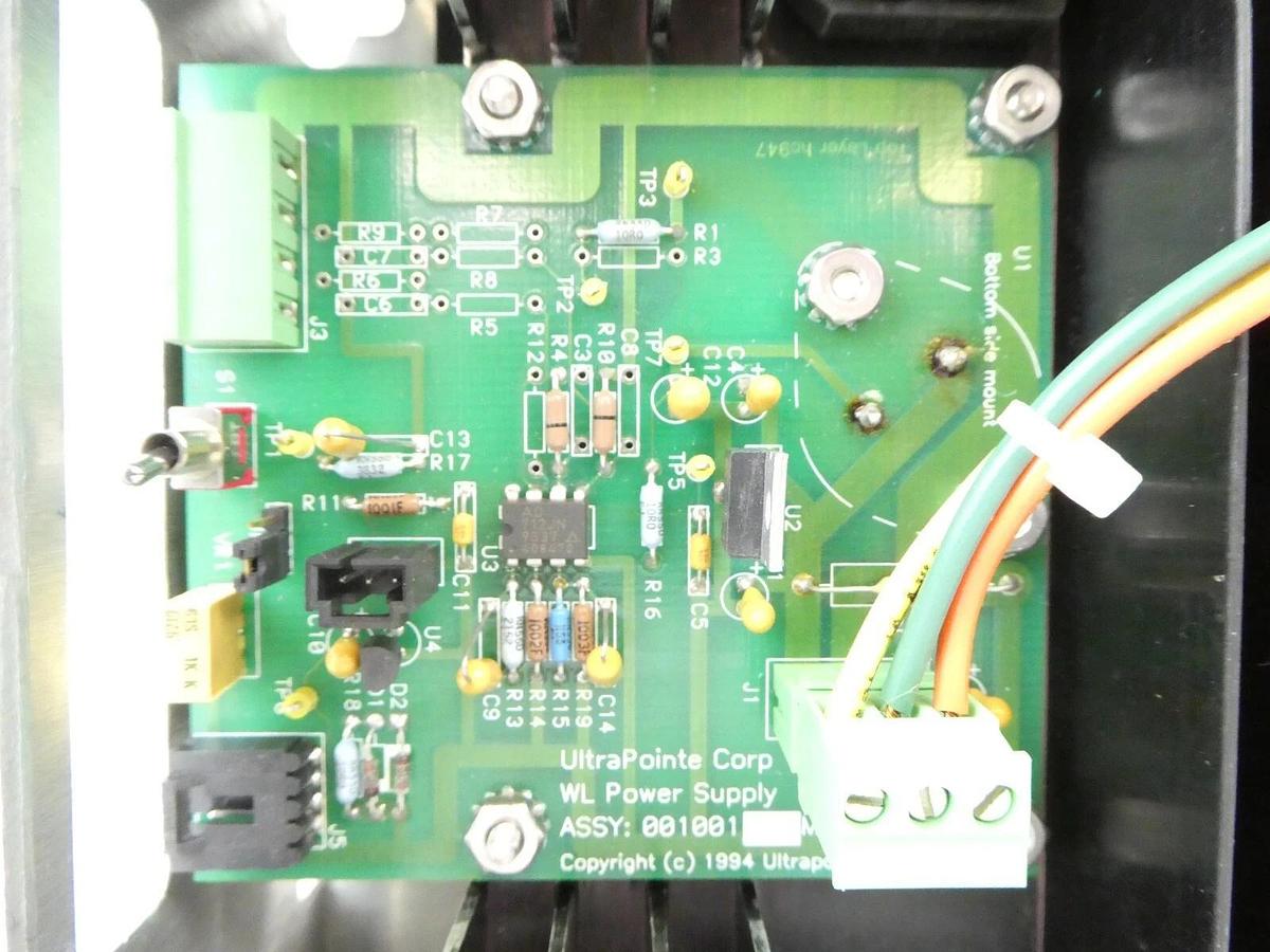 Used Ultrapointe 001001 WL Power Supply 500 200mm Laser Imaging System Working