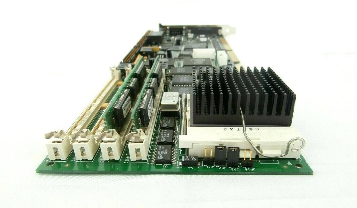 Used Texas Microsystems 23374 SBC Single Board Computer PCB Card Greyhound1 Rev B SVG