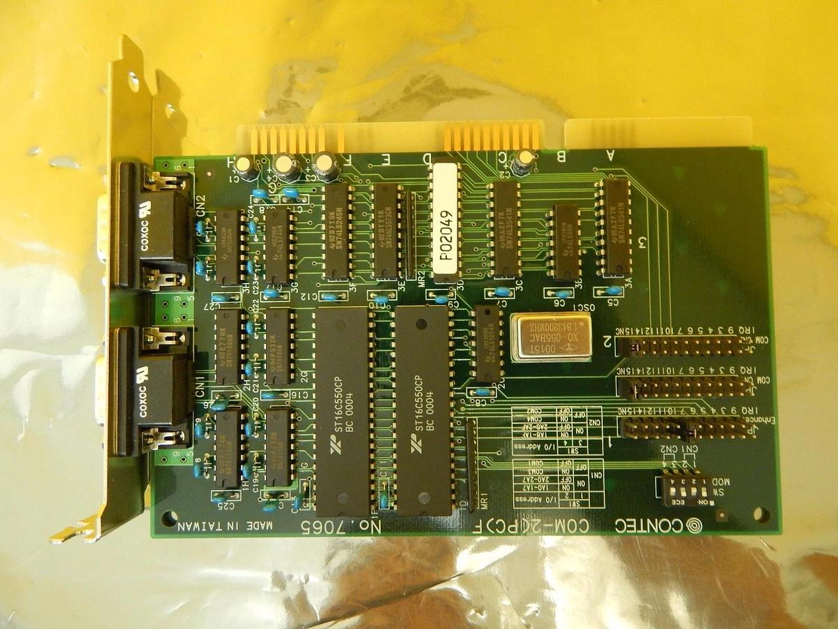 Used Contec COM-2(PC)F Communication Board PCB Card 7065 Used Working