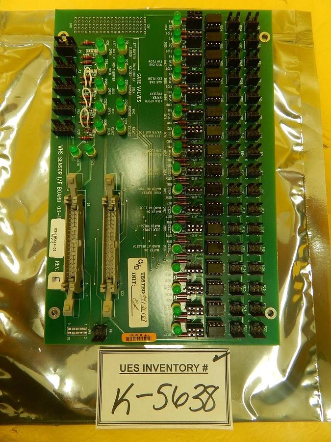 Used ASM 03-185614-01 WHS Sensor I/F Board PCB 16-186980D01 Epsilon 3000 Used Working