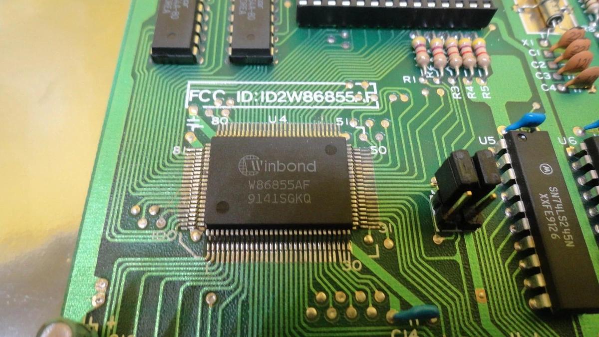 Used Winbond ID2W86855AF Graphics Card PCB W86855AF Used Working