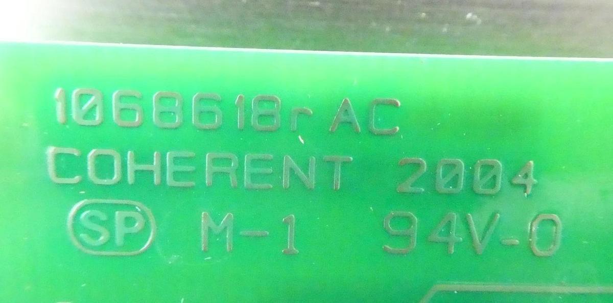 Used Coherent C1068615 Interface Panel PCB 1068616r 1068618r Working Surplus