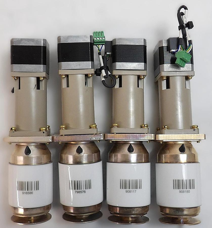 Used Comet CVBA-1000AC/5-BGJA RF Variable Vacuum Capacitor Lot of 4 Working