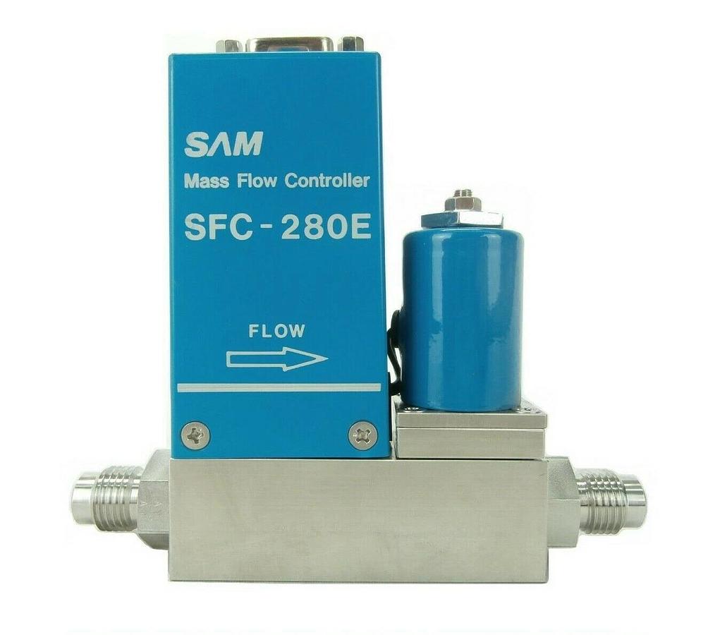 Used SAM Hitachi Metals SFC280ERC-4V Mass Flow Controller MFC SFC-280E 500 CCM Ar