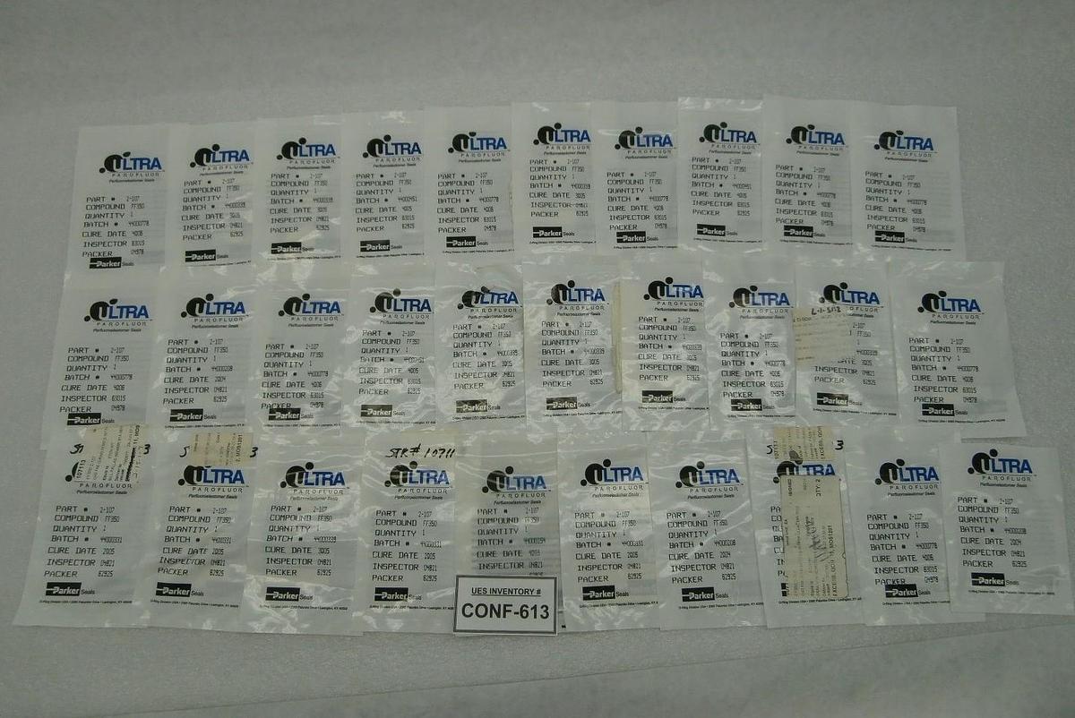 Parker Seals 2-107 FF350 Ultra Parofluor O-Ring Reseller Lot of 30 New Surplus