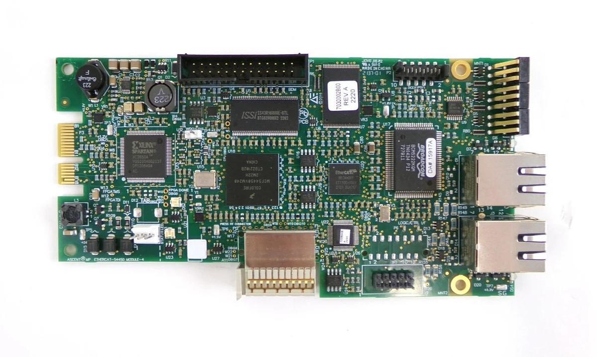 Used AE Advanced Energy 33070200-02 EtherCat-54450 Module-4 PCB 23070130-A Lot of 2