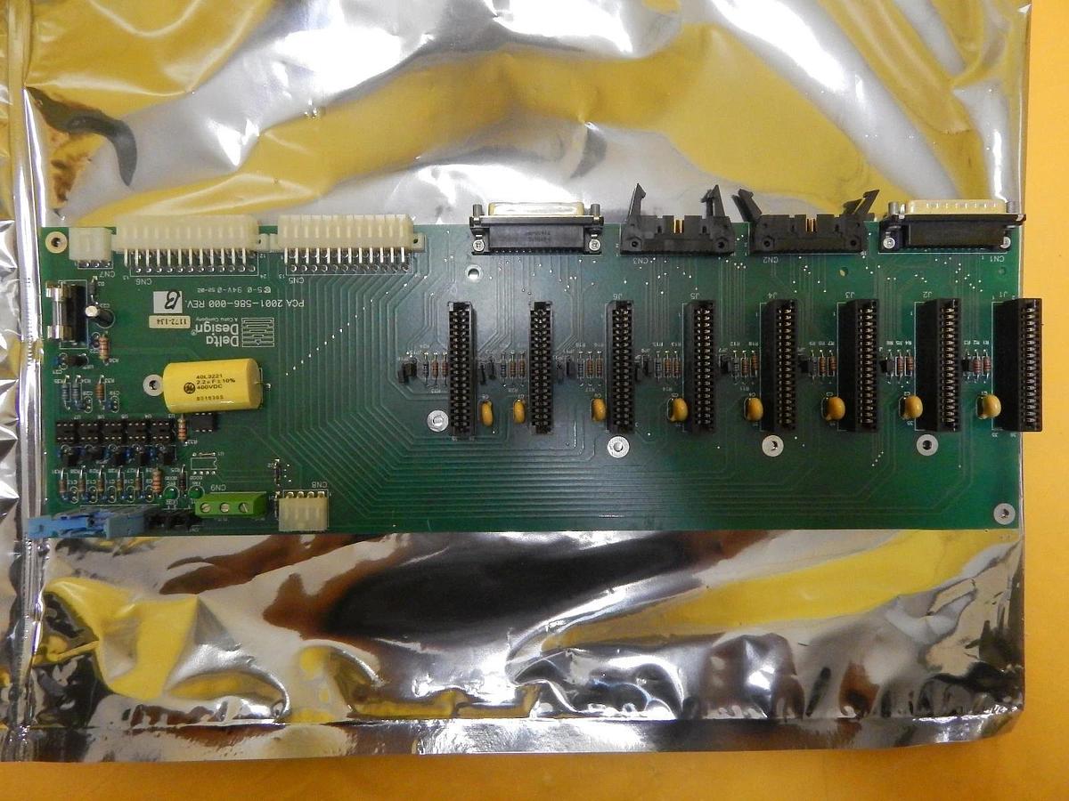 Used Delta Design 2001-586-000 Interface Backplane Board PCB 2001-586-002 Summit Used