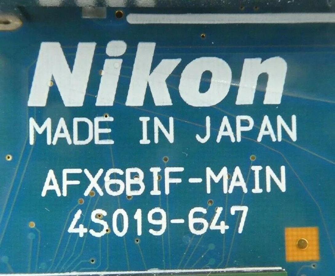 Used Nikon 4S019-606 PCB Card AFX6BIF 4S019-647 NSR FX-601F Damaged Connector As-Is