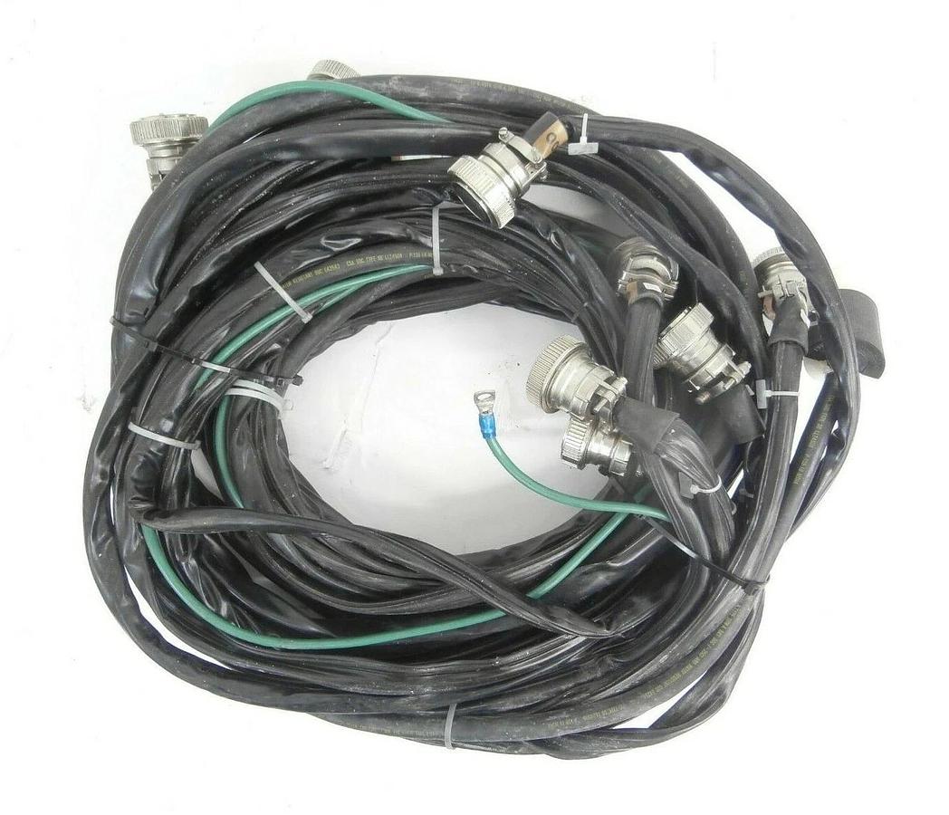 Used Veeco System Communication Cable Set of 7 Microetch 1201 Ion Beam Etch Working