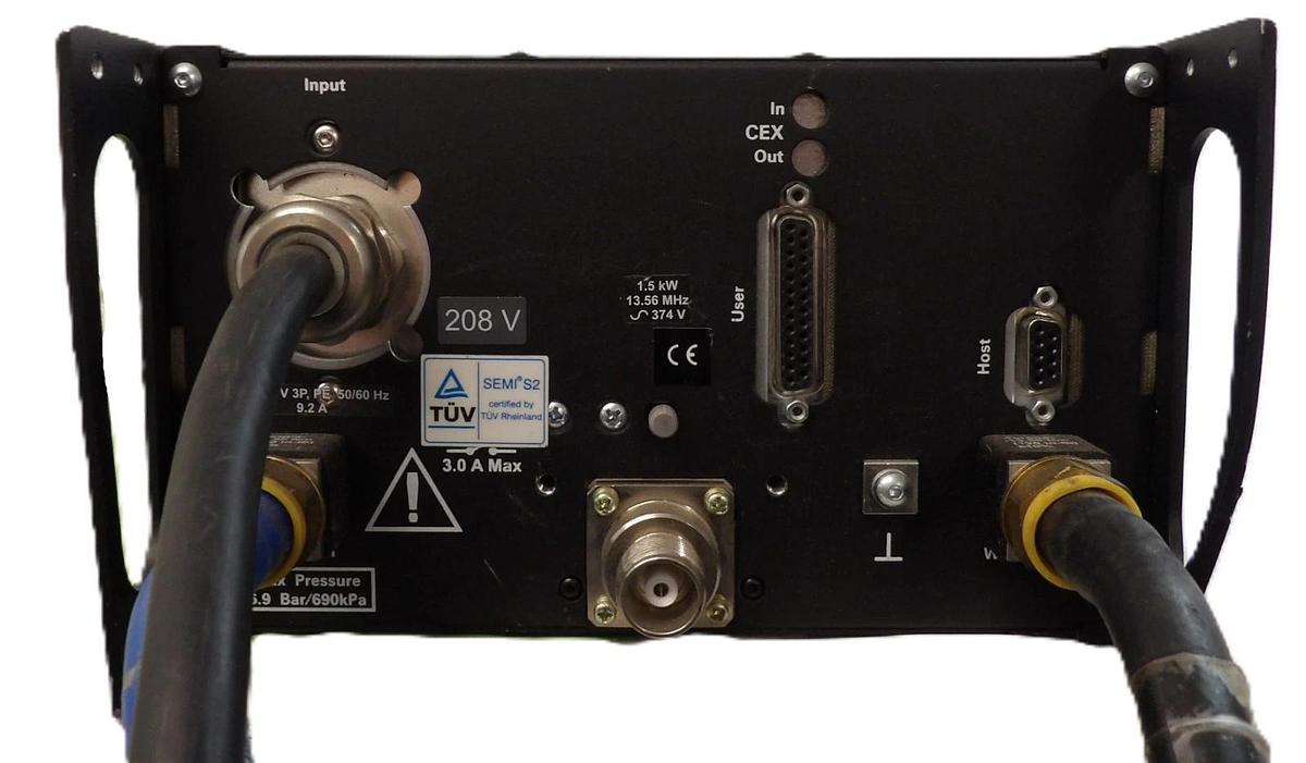 Used Apex 1513 AE Advanced Energy RF Generator 1.5kW @ 13.56MHz Untested As-Is