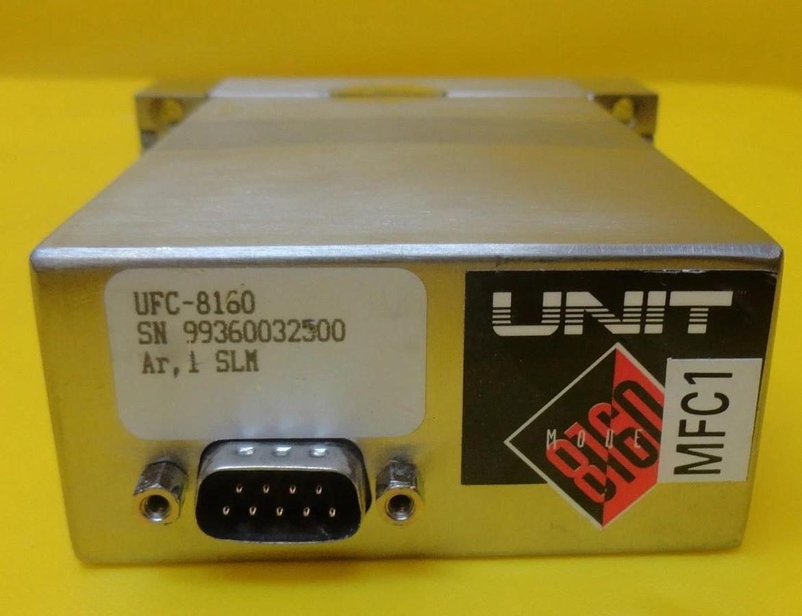 Used Unit Instruments 8160-102037 Mass Flow Controller MFC 1 SLM Ar UFC-8160 Used