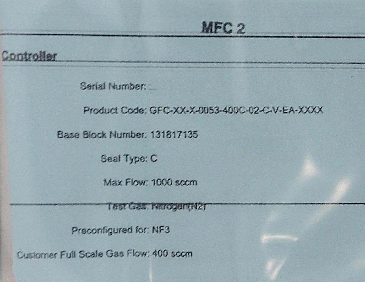 Pivotal Systems 32-03228 Mass Flow Controller MFC AMAT 0190-64038 Lot of 5 New