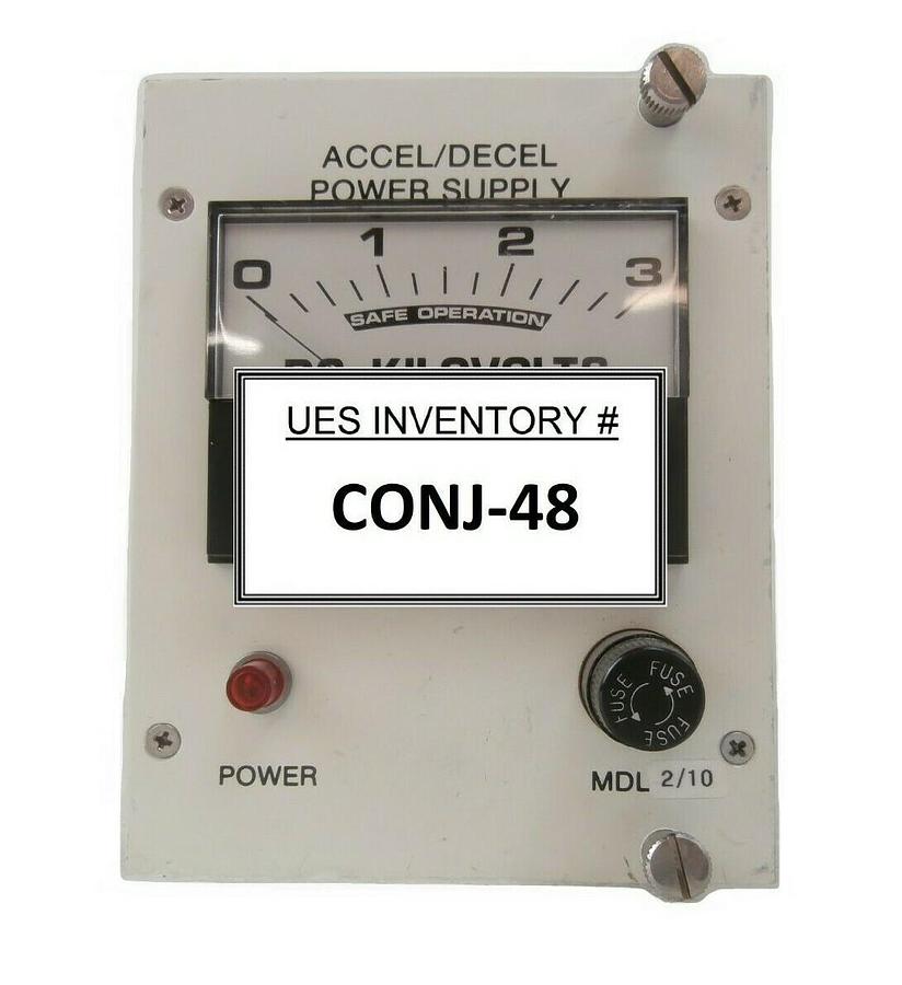 Used Varian 04073001 Accel/Decel Power Supply MDL-2/10 Rev. V Working Surplus