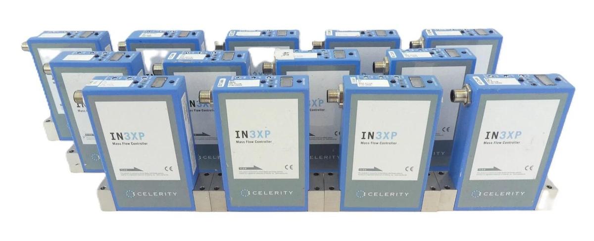 Used Celerity INX3P Mass Flow Controller MFC Reseller Lot of 13 Working Surplus