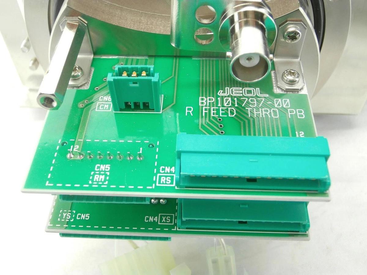 Used JEOL R & XY Cable Feed Through Assembly BP101797-00 JWS-7555S SEM Working Spare