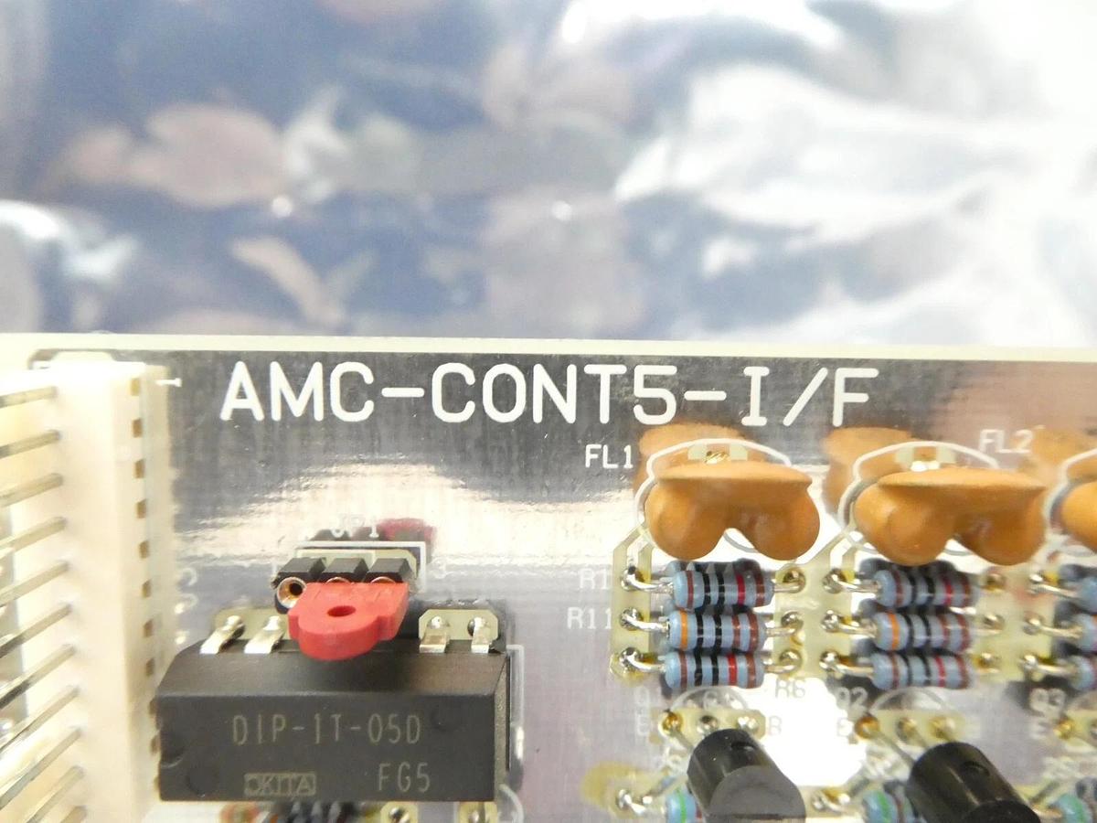Used Nihon Koshuha AMC-CONT5-I/F RF Tuner Relay Interface Board PCB Working Surplus