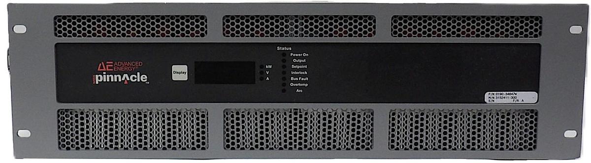 Used MDX Pinnacle AE Advanced Energy 3152411-300 20kW DC Pulsed Power Supply Working