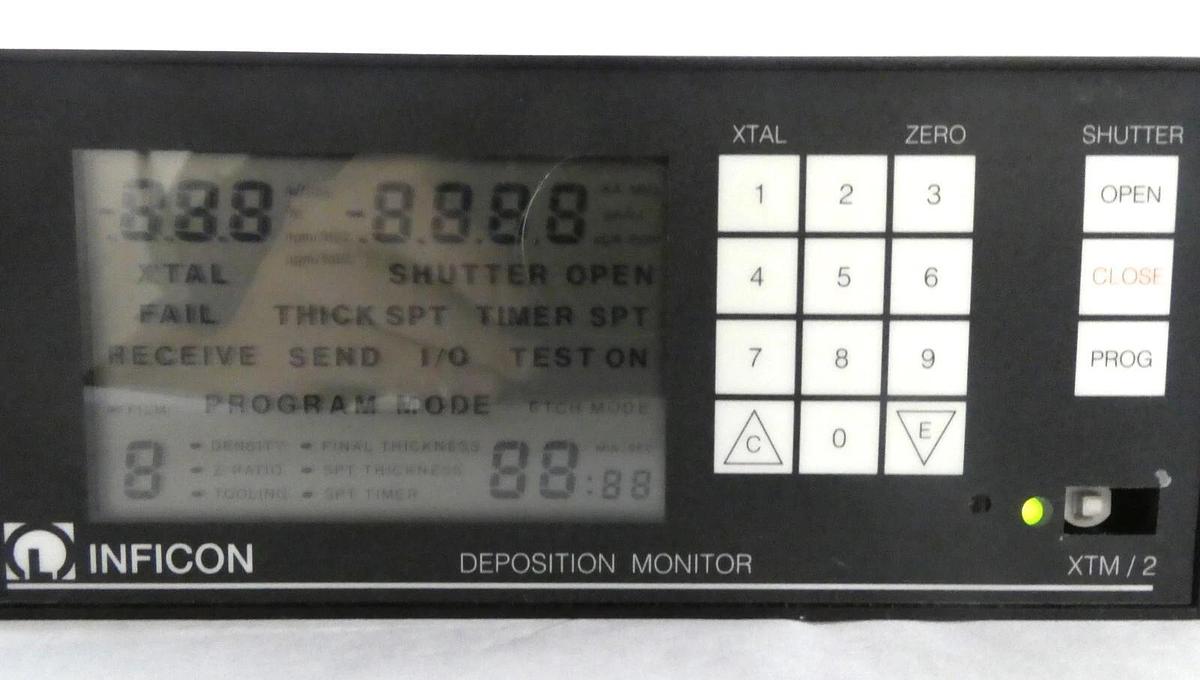 Used Inficon 758-500-G1 Thin Film Deposition Monitor XTM/2 Working Surplus