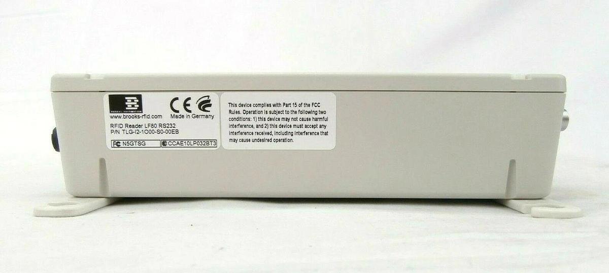 Used Brooks TLG-l2-1O00-S0-00EB Transponder LF80 Set with Antenna ANT-2K15 Spare