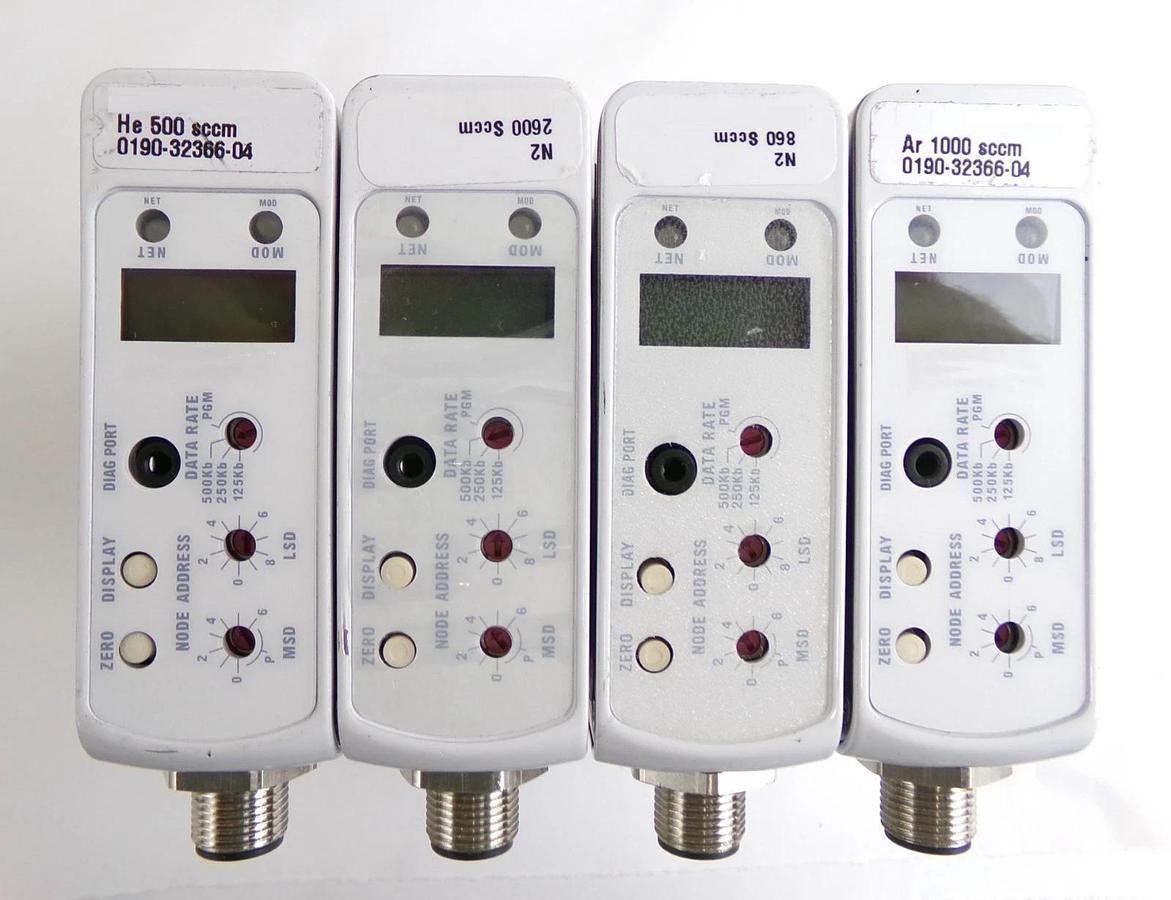 Used Brooks GF Series Mass Flow Controller MFC GF125C Lot of 12 Spare