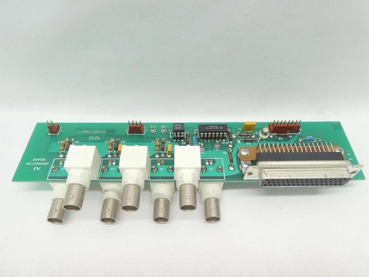 Used PMT Plasma Materials Technology AW 298 Connector PCB A3 Rev. C Working Surplus