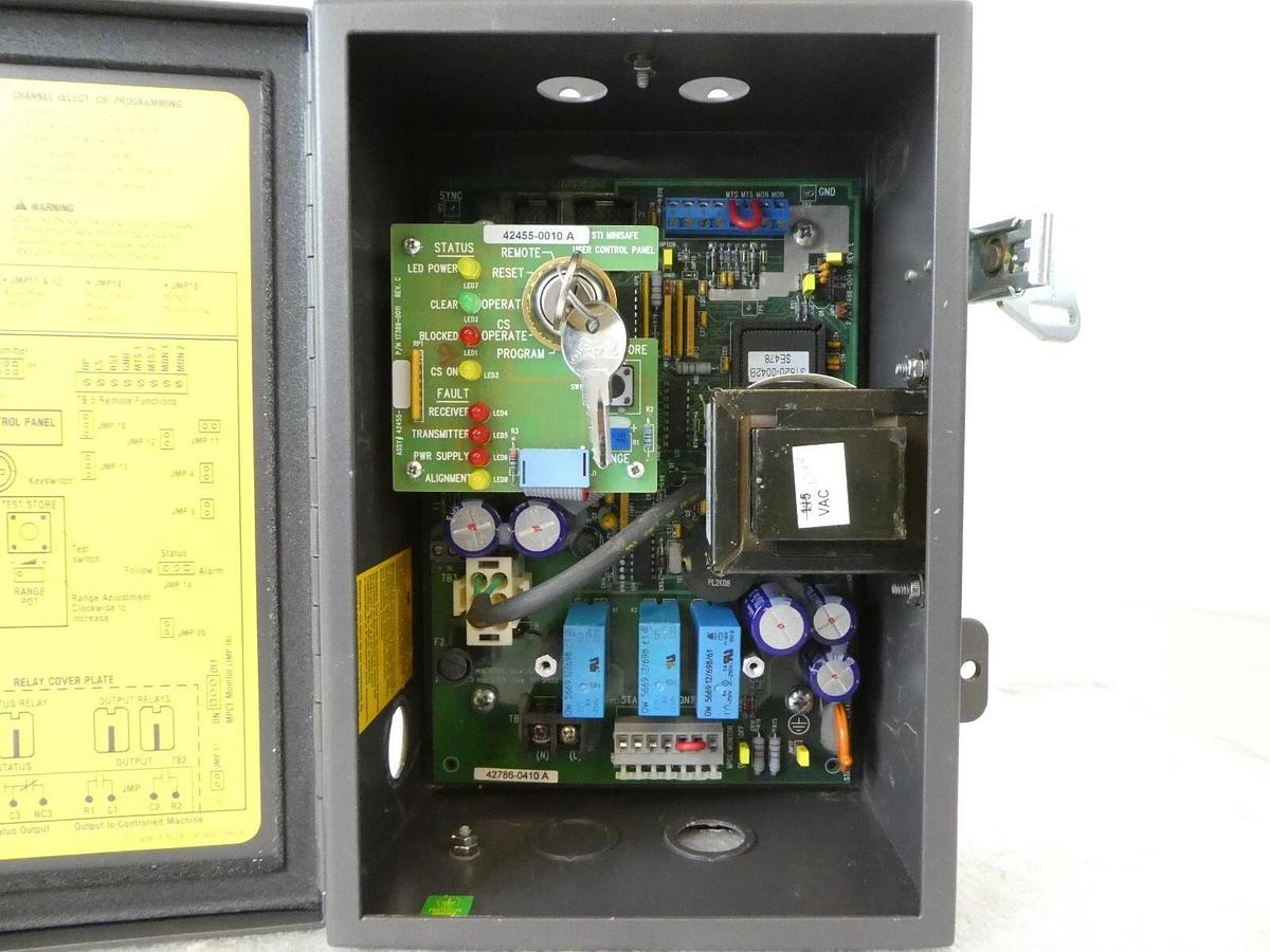 Used Sti Light Curtain Controller MiniSafe FlexSafe Series 4300B Lot of 5 Working