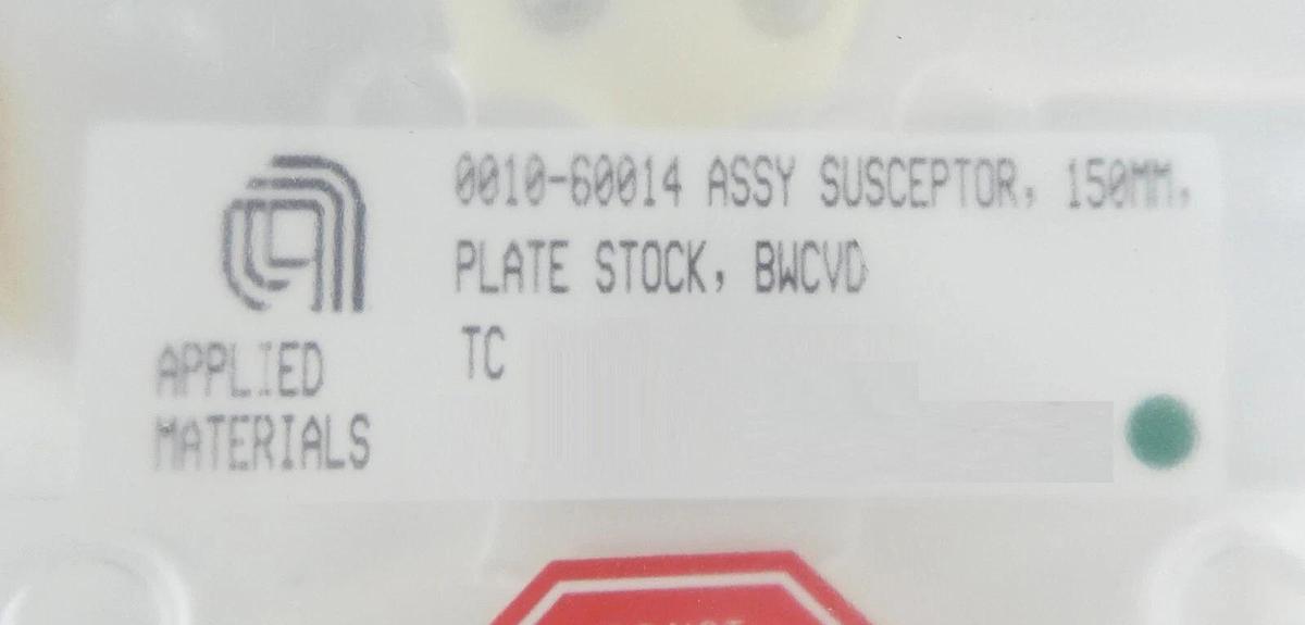 AMAT Applied Materials 0010-60014 150mm BWCVD Stock Plate Susceptor 6" Wafer New