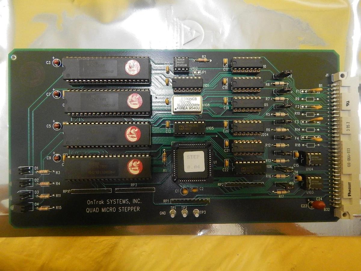 Used OnTrak Systems 22-8875-005 Quad Micro Stepper PCB Card Used Working