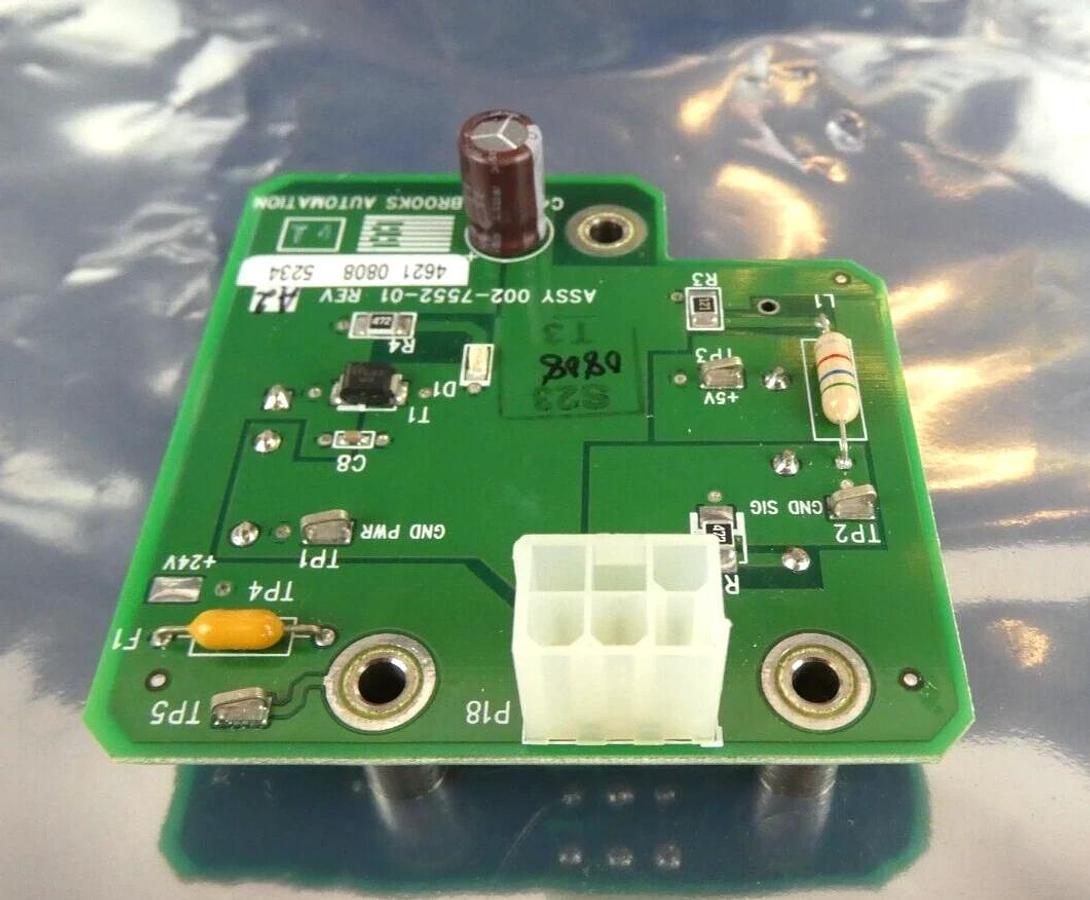 Used Brooks Automation 002-7551-01 Power Supply PCB 002-7552-01 Working Spare