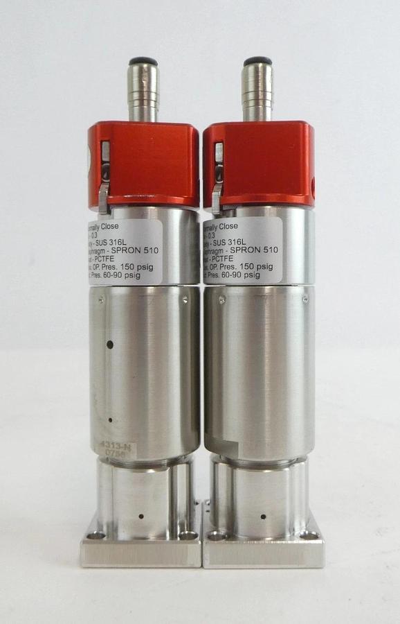 Used Ham-Let 2LNS4C-CM2-HB Hybrid Diaphragm Valve Reseller Lot of 6 Working