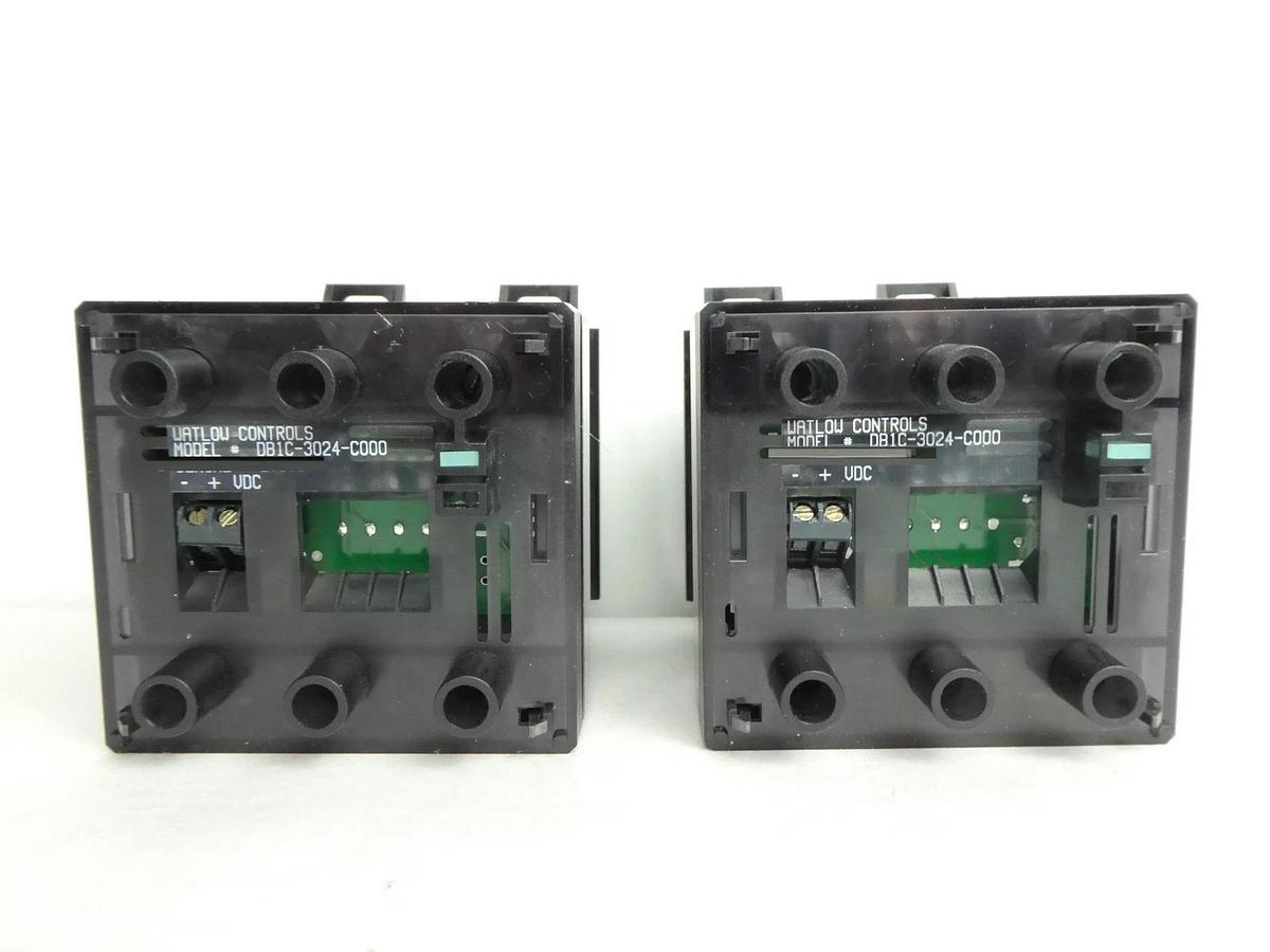 Used Watlow DIN-a-mite Power Controller DC1C-5024-C0S0 DB1C-3024-C000 Lot of 3 Used