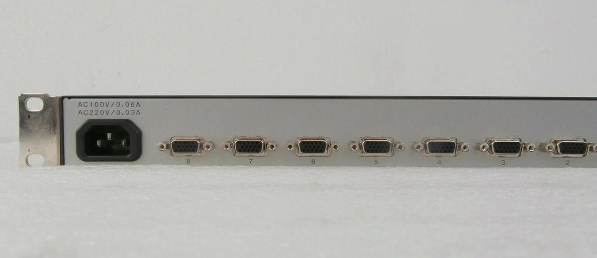Used Fujitsu NC14004-B082 8-Port Intelligent KVM Switch FS-1008MT Advantest T2000