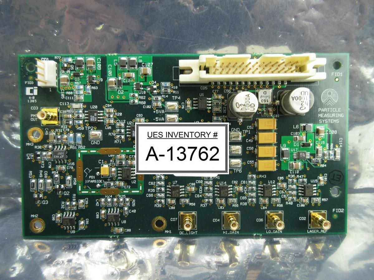 Used Particle Measuring Systems 1000005103 Sensor Board PCB Rev. A Used Working