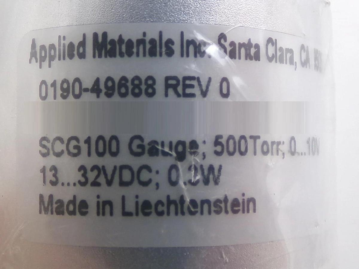 AMAT Applied Materials SCG100 Pressure Gauge 0190-48920 0190-70587 Lot of 5 New