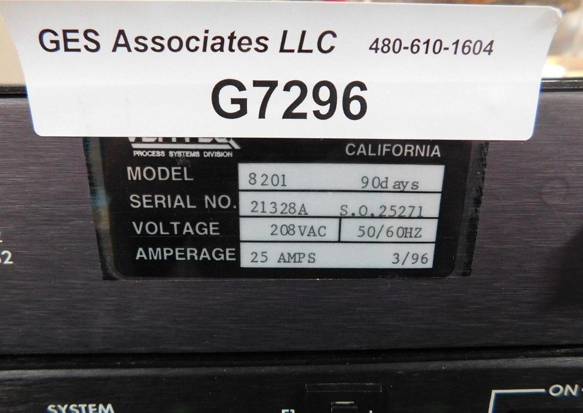 Used Verteq 1076584-3 / 1076585-1 8201 Primary Processor RD Controller Set