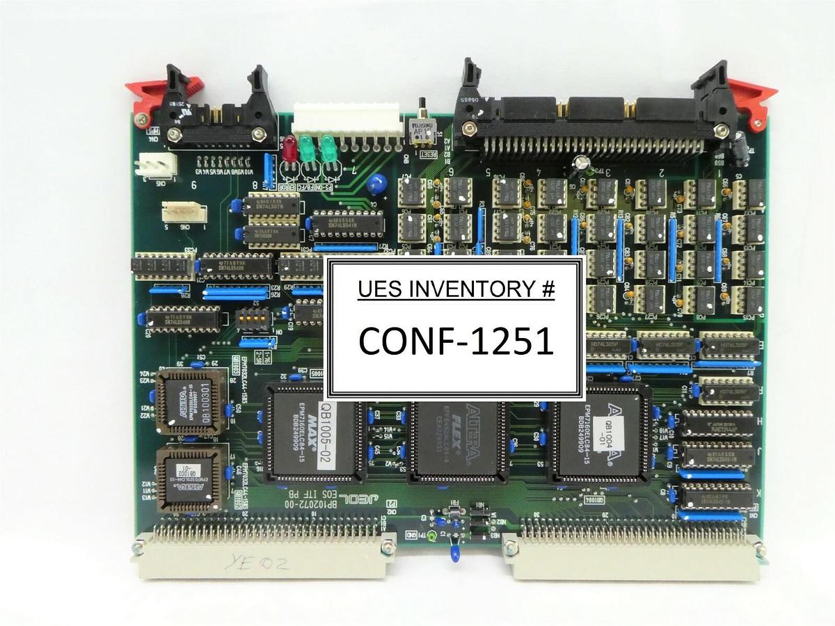 Used JEOL BP102072-00 EOS ITF PB PCB Card JWS-2000 Wafer Defect Review SEM Working